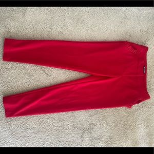 red dress pants